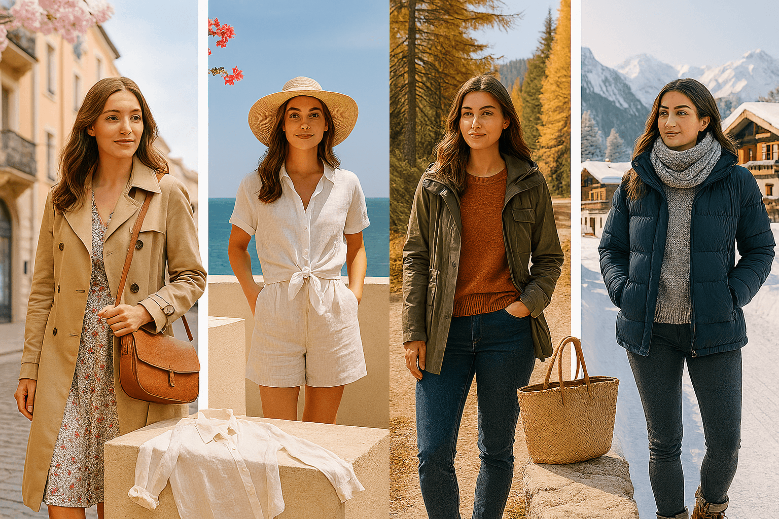 راهنمای انتخاب لباس برای سفر در فصل‌های مختلف