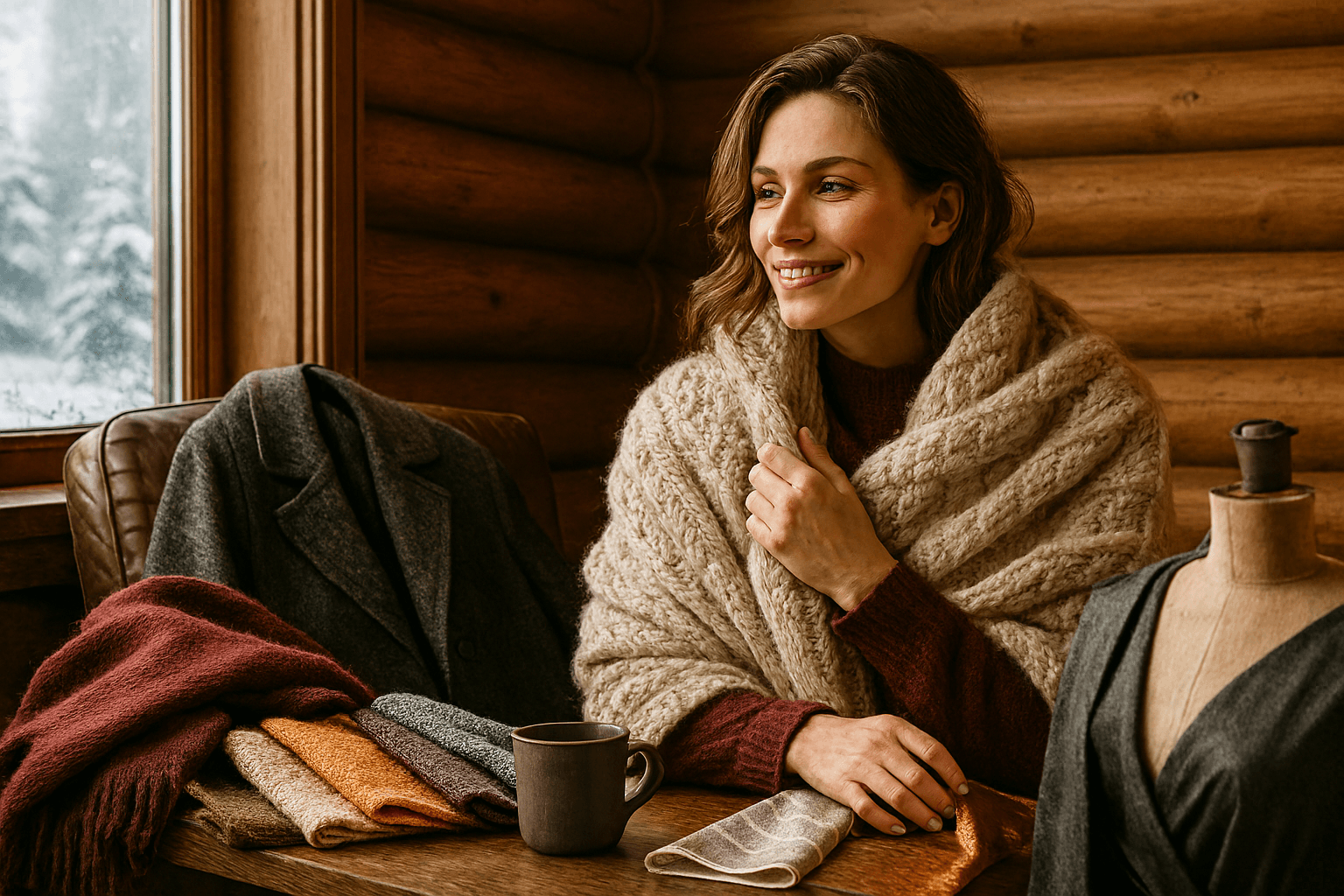 زمستان با استایل: بهترین پارچه‌ها برای گرما و زیبایی