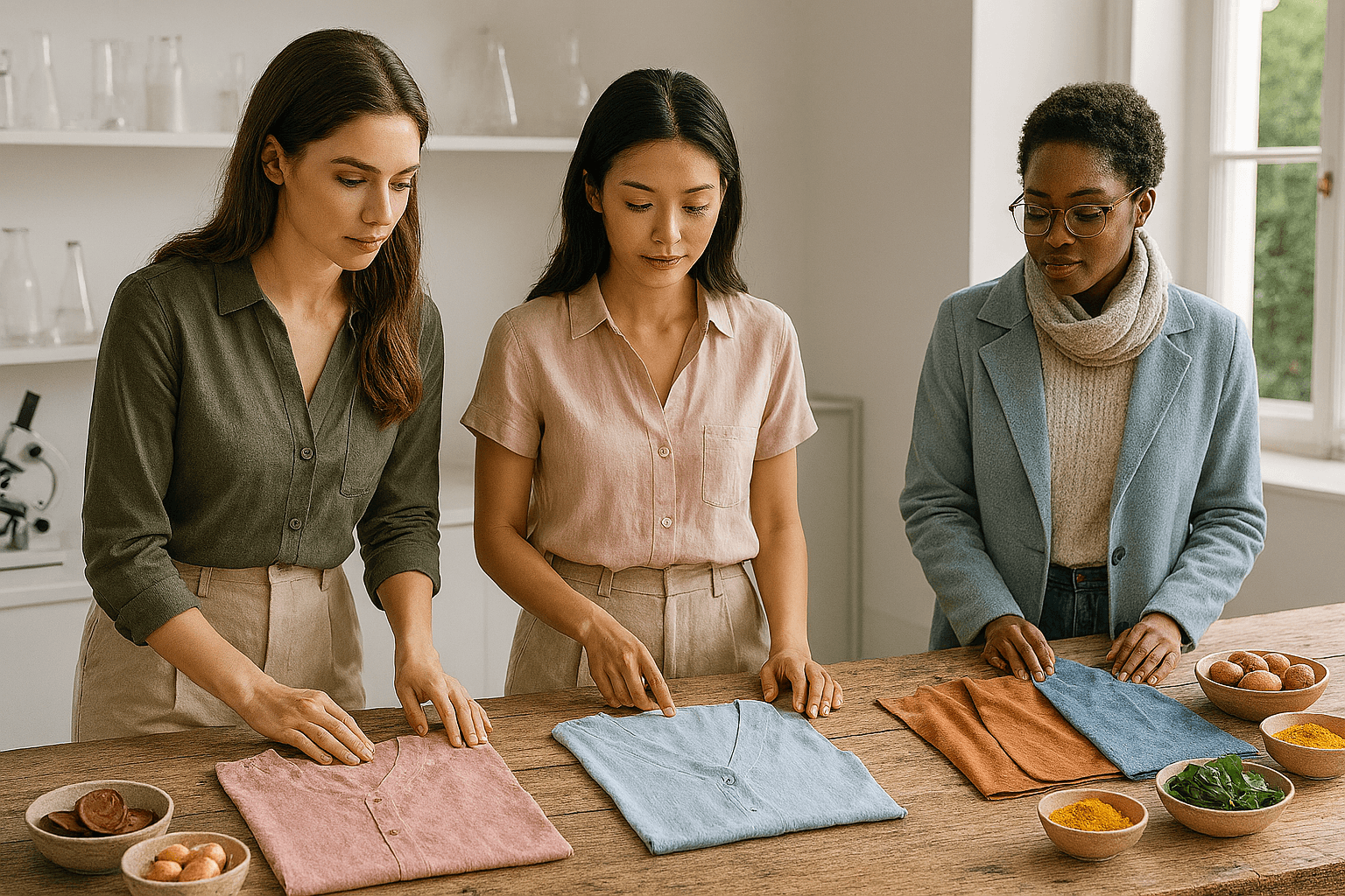 پارچه و رنگ در مد پایدار: انتخاب‌هایی برای آینده