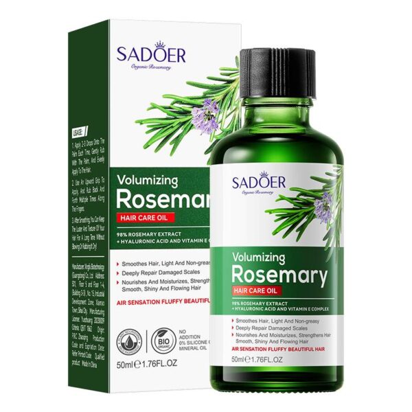 روغن مراقبت و حجم‌دهنده مو SADOER Volumizing Rosemary Hair Care Oil